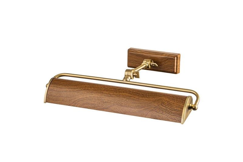 Billedlys Elstead Lighting Winchfield 445x127x318 mm, Aldret messing og eg effekt, 445x127x318 mm, Aldret messing og eg effekt