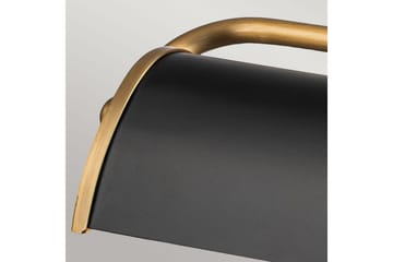 Billedlys Elstead Lighting Winchfield 445x127x318 mm, Aldret messing og mat sort - 445x127x318 mm, Aldret messing og mat sort - Belysning - Lamper & indendørsbelysning - Væglampe