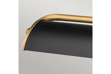 Billedlys Elstead Lighting Winchfield 703x127x318 mm, Aldret messing og mat sort - 703x127x318 mm, Aldret messing og mat sort - Belysning - Lamper & indendørsbelysning - Væglampe