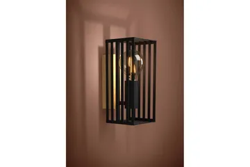 Væglampe Eglo Cidraz Sort/Træ - Belysning - Lamper & indendørsbelysning - Soveværelse lampe
