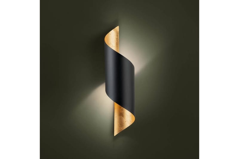 Væglampe Eglo Jabaloyas Sort/Guld - Belysning - Lamper & indendørsbelysning - Soveværelse lampe