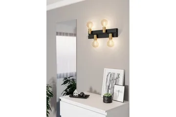 Væglampe Eglo Macchione - Sort/Messing - Belysning - Lamper & indendørsbelysning - Soveværelse lampe