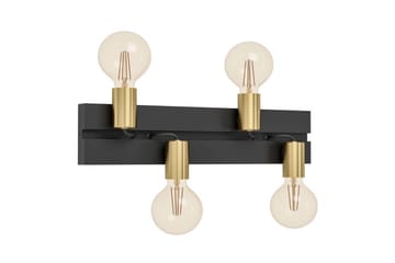 Væglampe Eglo Macchione - Sort/Messing - Belysning - Lamper & indendørsbelysning - Soveværelse lampe
