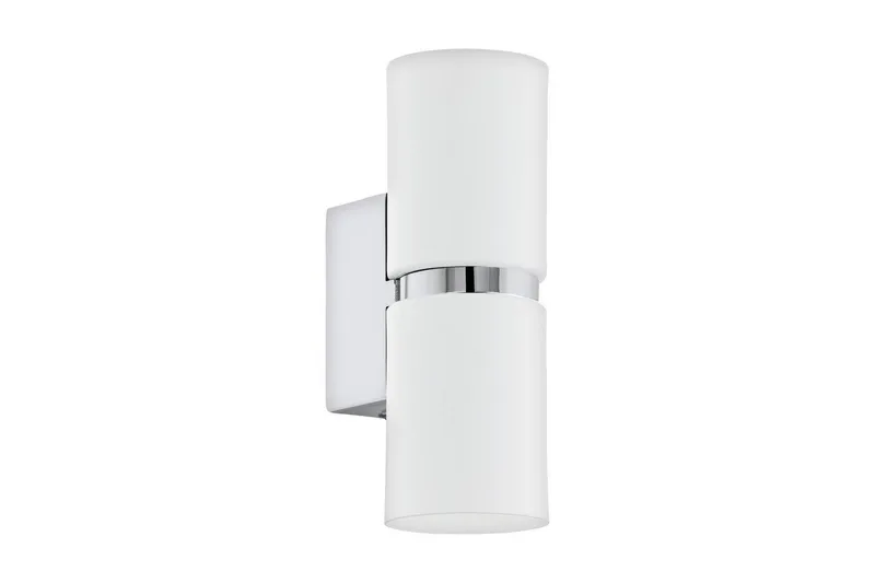 Væglampe Eglo Passa Ø60 mm Krom, Hvid, Krom/Hvid