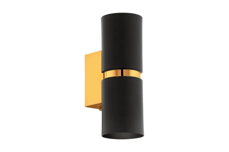 Væglampe Eglo Passa Ø60 mm Sort, Guld, Sort/Guld