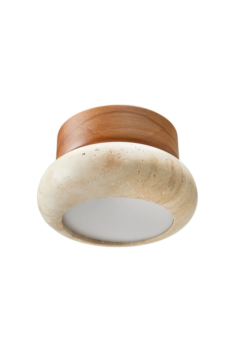 Eryvin væglampe 15 cm rund - Eg Beige - Belysning - Lamper & indendørsbelysning - Væglampe