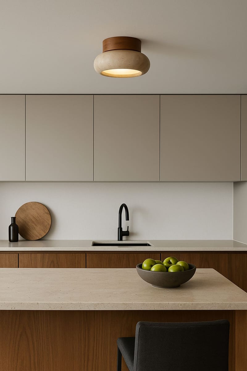 Eryvin væglampe 15 cm rund - Eg Beige - Belysning - Lamper & indendørsbelysning - Væglampe