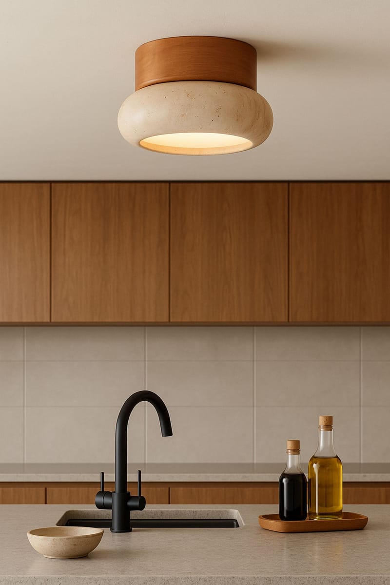 Eryvin væglampe 15 cm rund - Eg Beige - Belysning - Lamper & indendørsbelysning - Væglampe