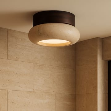 Eryvin væglampe 15 cm rund - Valnød Beige - Belysning - Lamper & indendørsbelysning - Væglampe