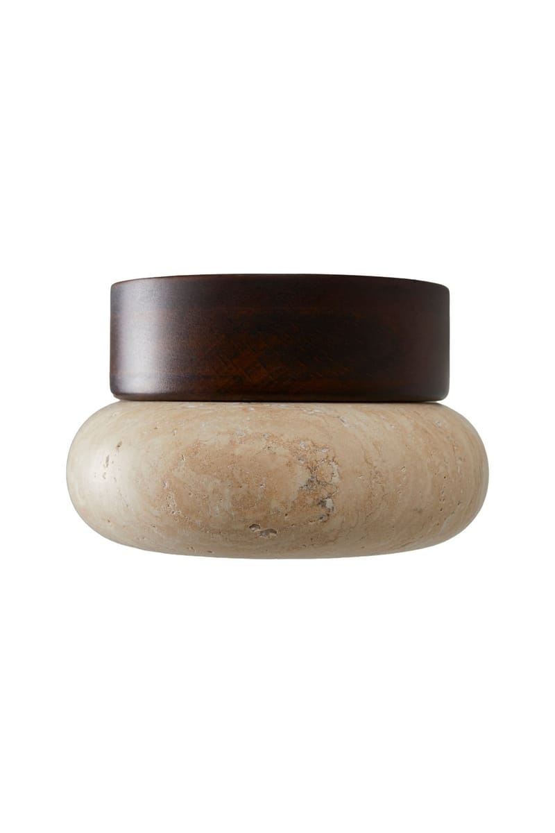 Eryvin væglampe 15 cm rund - Valnød Beige - Belysning - Lamper & indendørsbelysning - Væglampe