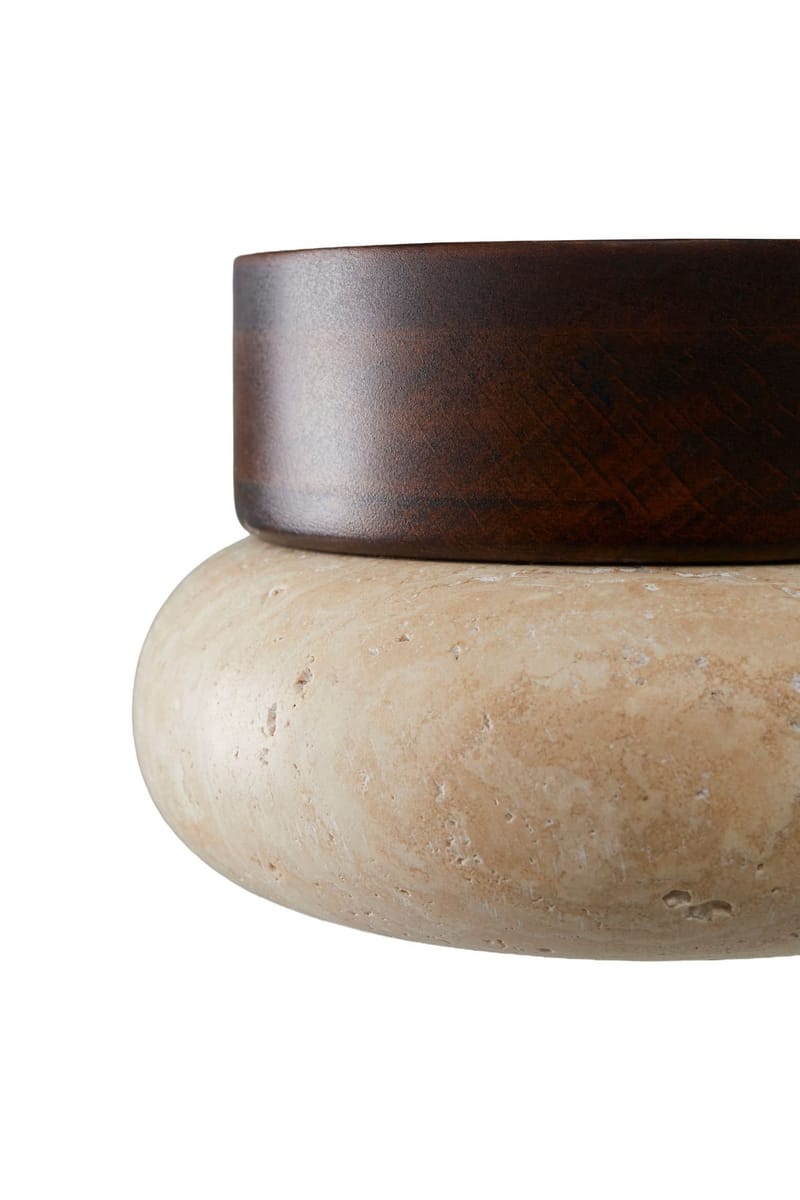 Eryvin væglampe 15 cm rund - Valnød Beige - Belysning - Lamper & indendørsbelysning - Væglampe