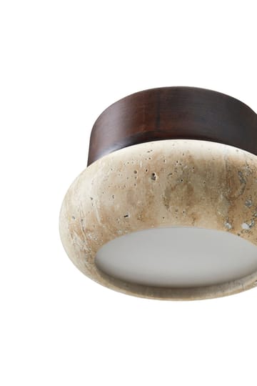 Eryvin væglampe 15 cm rund - Valnød Beige - Belysning - Lamper & indendørsbelysning - Væglampe