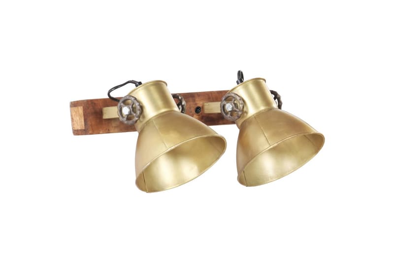 Industriel Væglampe 45X25 cm E27 Messingfarvet - Belysning - Lamper & indendørsbelysning - Væglampe