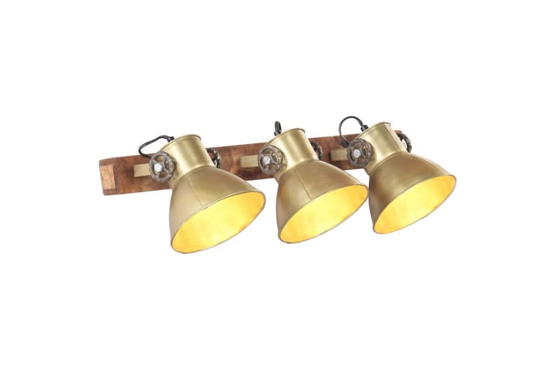 Industriel Væglampe 65X25 cm E27 Messingfarvet - Sengelampe væg - Soveværelse lampe - Væglampe - Vægarmatur