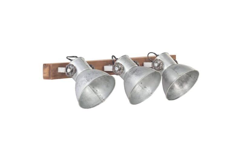 Industriel Væglampe 65X25 cm E27 Sølvfarvet - Sølv - Belysning - Lamper & indendørsbelysning - Væglampe