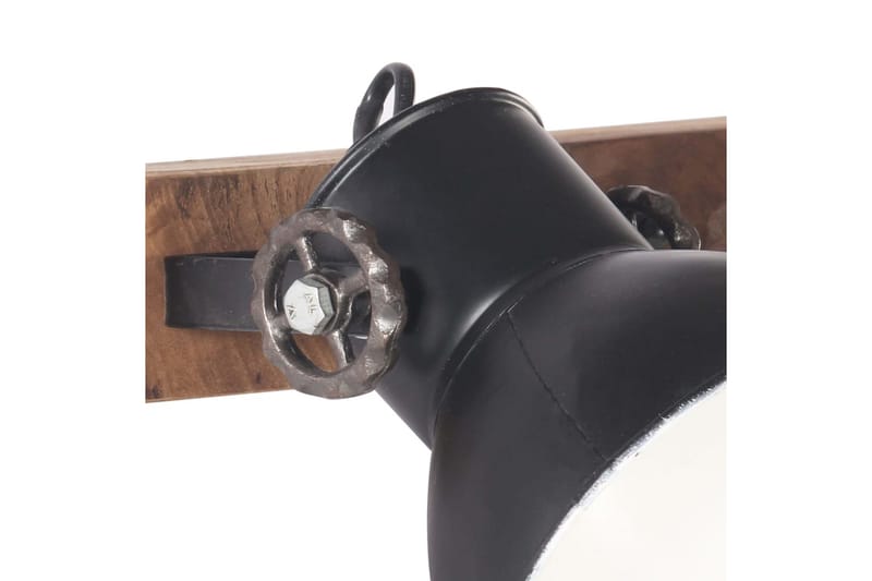 Industriel Væglampe 90X25 cm E27 Mat Sort - Sort - Belysning - Lamper & indendørsbelysning - Væglampe