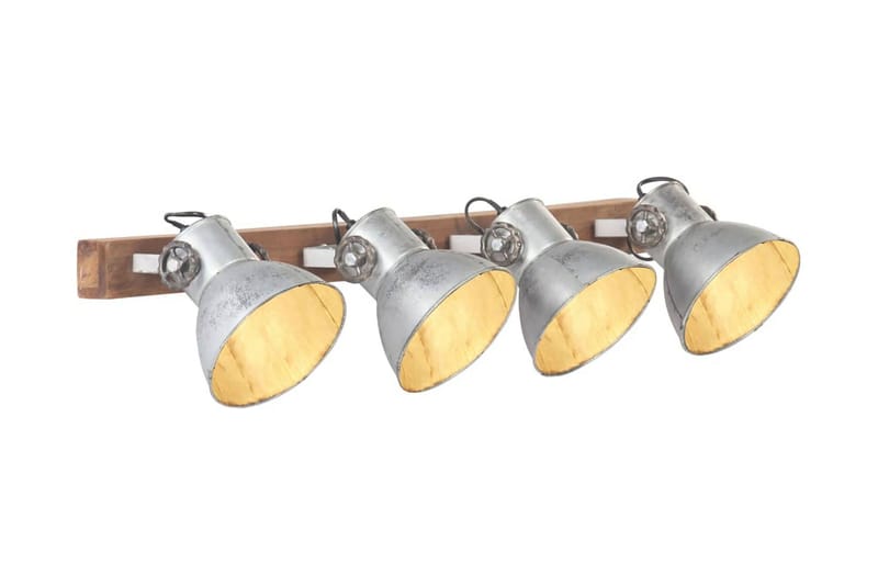 Industriel Væglampe 90X25 cm E27 Sølvfarvet - Sølv - Belysning - Lamper & indendørsbelysning - Væglampe