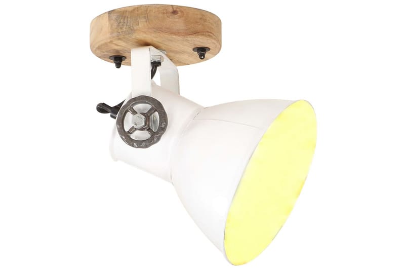 Industrielle Væg-/Loftlamper 2 Stk. 20X25 cm E27 Hvid - Hvid - Belysning - Lamper & indendørsbelysning - Væglampe