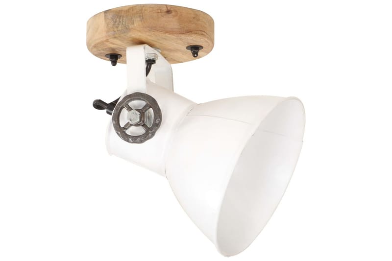 Industrielle Væg-/Loftlamper 2 Stk. 20X25 cm E27 Hvid - Hvid - Sengelampe væg - Soveværelse lampe - Væglampe - Vægarmatur