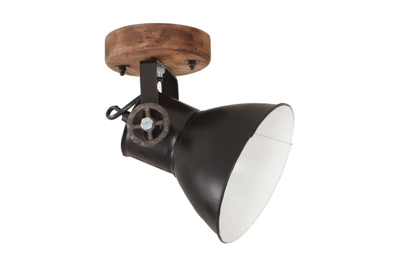 Industrielle Væg-/Loftlamper 2 Stk. 20X25 cm E27 Mat Sort - Sort - Sengelampe væg - Soveværelse lampe - Væglampe - Vægarmatur