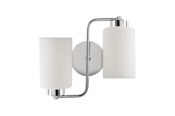 Væglampe Jaska To Sølv - Sølv - Belysning - Lamper & indendørsbelysning - Gulvlampe & standerlampe - Toarmet gulvlampe
