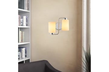 Væglampe Jaska To Sølv - Sølv - Belysning - Lamper & indendørsbelysning - Gulvlampe & standerlampe - Toarmet gulvlampe