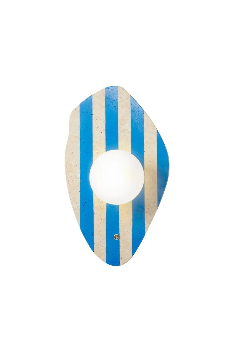 Javoren væglampe 10 cm, Beige, Hvid, Blå