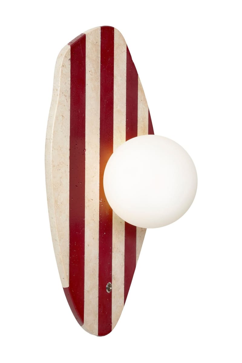 Javoren væglampe 10 cm - Beige, Hvid, Rød - Belysning - Lamper & indendørsbelysning - Væglampe