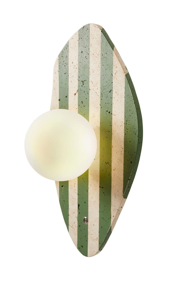 Javoren væglampe 10 cm - Beige Hvid Grøn - Belysning - Lamper & indendørsbelysning - Væglampe