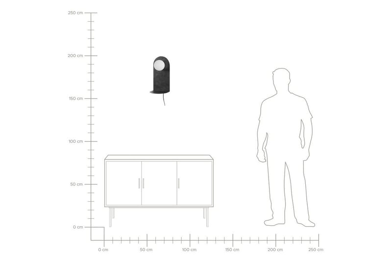 Kastell Vægplafond G9 - Grafit - Belysning - Lamper & indendørsbelysning - Væglampe