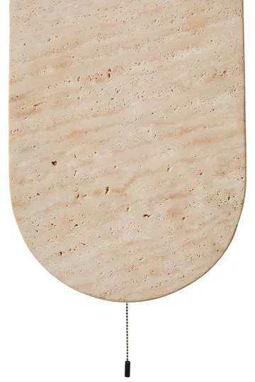 Kummer væglampe 10 cm oval - Beige og Hvid - Belysning - Lamper & indendørsbelysning - Væglampe