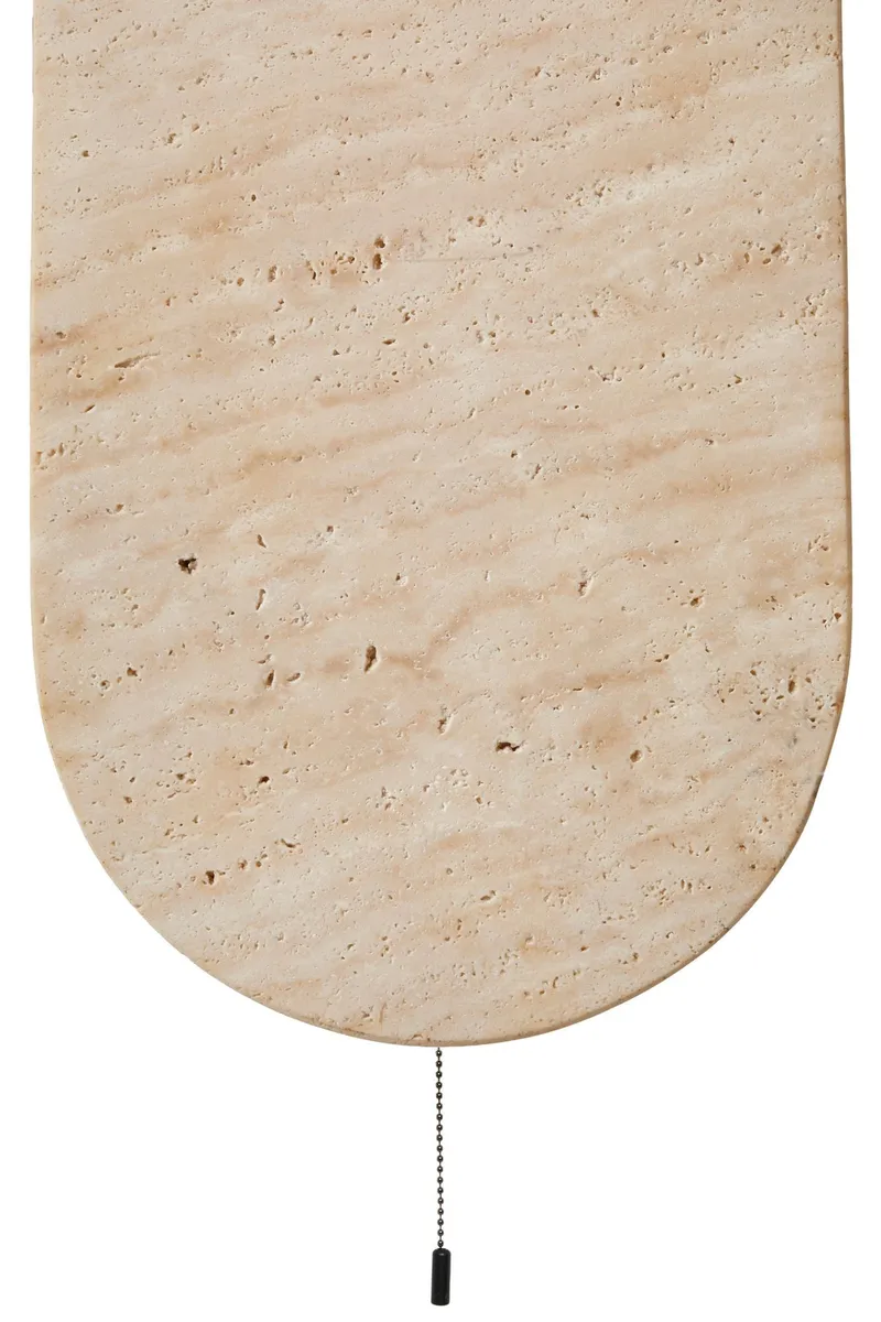 Kummer væglampe 10 cm oval - Beige og Hvid - Belysning - Lamper & indendørsbelysning - Væglampe