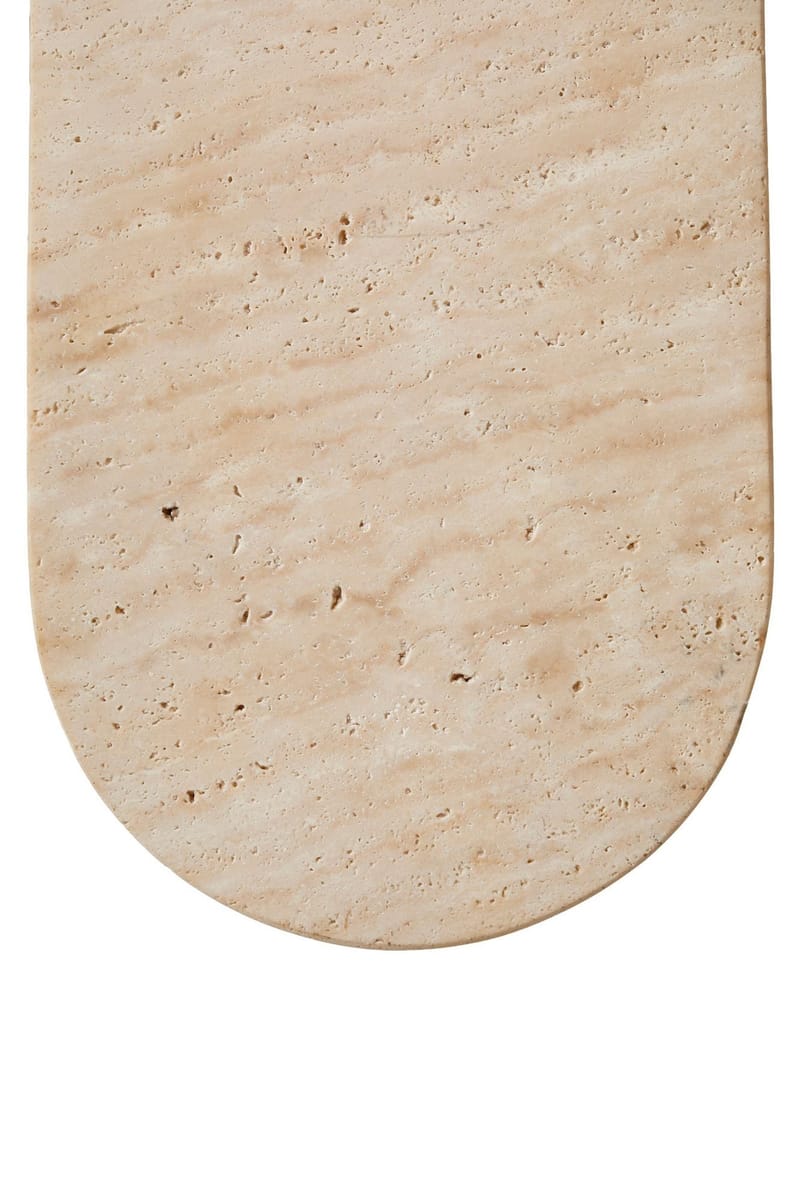 Kummer væglampe 10 cm oval - Beige og Hvid - Belysning - Lamper & indendørsbelysning - Væglampe