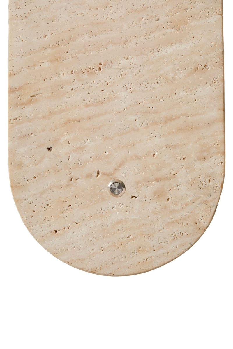 Kummer væglampe 10 cm oval - Slidt Beige Hvid - Belysning - Lamper & indendørsbelysning - Væglampe