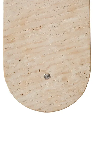 Kummer væglampe 10 cm oval - Slidt Beige Hvid - Belysning - Lamper & indendørsbelysning - Væglampe