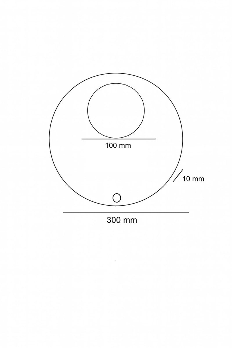 Kummer væglampe 10 cm rund - Beige og Hvid - Belysning - Lamper & indendørsbelysning - Væglampe