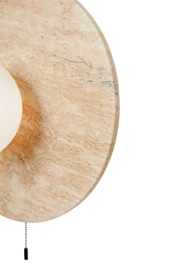Kummer væglampe 12 cm rund - Beige - Belysning - Lamper & indendørsbelysning - Væglampe