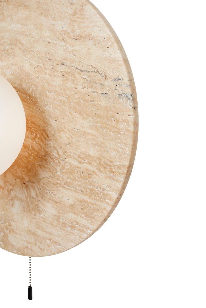 Kummer væglampe 12 cm rund - Beige - Belysning - Lamper & indendørsbelysning - Væglampe