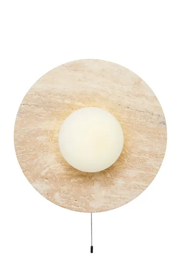 Kummer væglampe 12 cm rund - Beige - Belysning - Lamper & indendørsbelysning - Væglampe