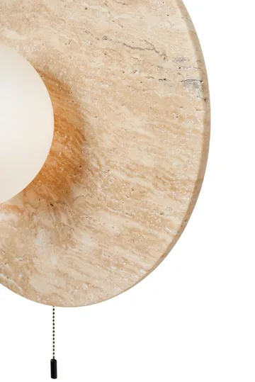 Kummer væglampe 12 cm rund - Beige - Belysning - Lamper & indendørsbelysning - Væglampe