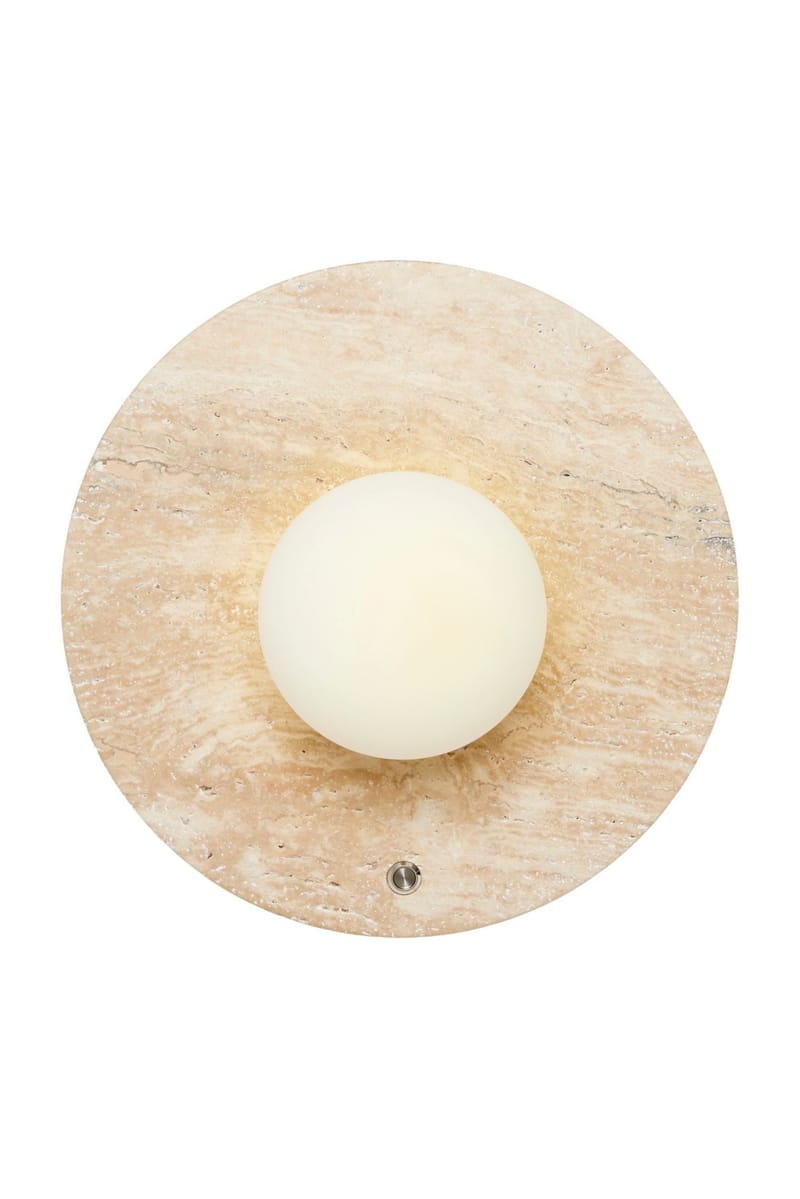 Kummer væglampe 12 cm rund - Beige - Belysning - Lamper & indendørsbelysning - Væglampe