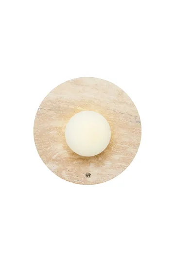 Kummer væglampe 12 cm rund - Beige - Belysning - Lamper & indendørsbelysning - Væglampe