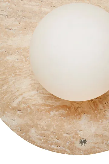 Kummer væglampe 12 cm rund - Beige - Belysning - Lamper & indendørsbelysning - Væglampe