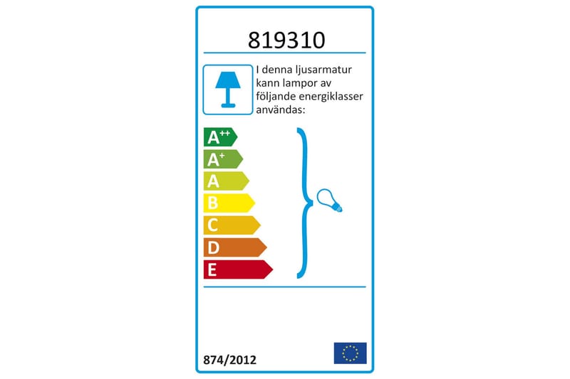 Kvadrat Væglampe Kvadrat - Hvid/Lysegrå - Belysning - Lamper & indendørsbelysning - Væglampe