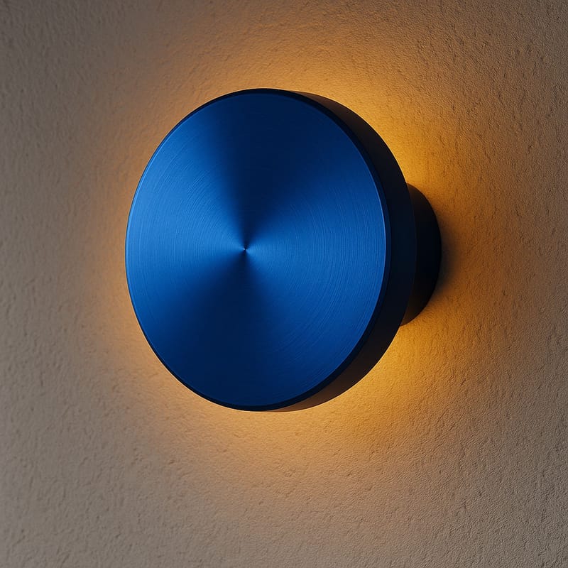 Loomba væglampe 12 cm rund - Blå - Belysning - Lamper & indendørsbelysning - Væglampe
