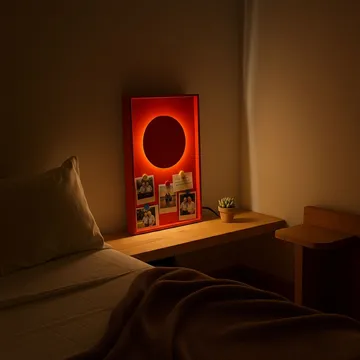 Loomba væglampe 45 cm - Rød - Belysning - Lamper & indendørsbelysning - Væglampe