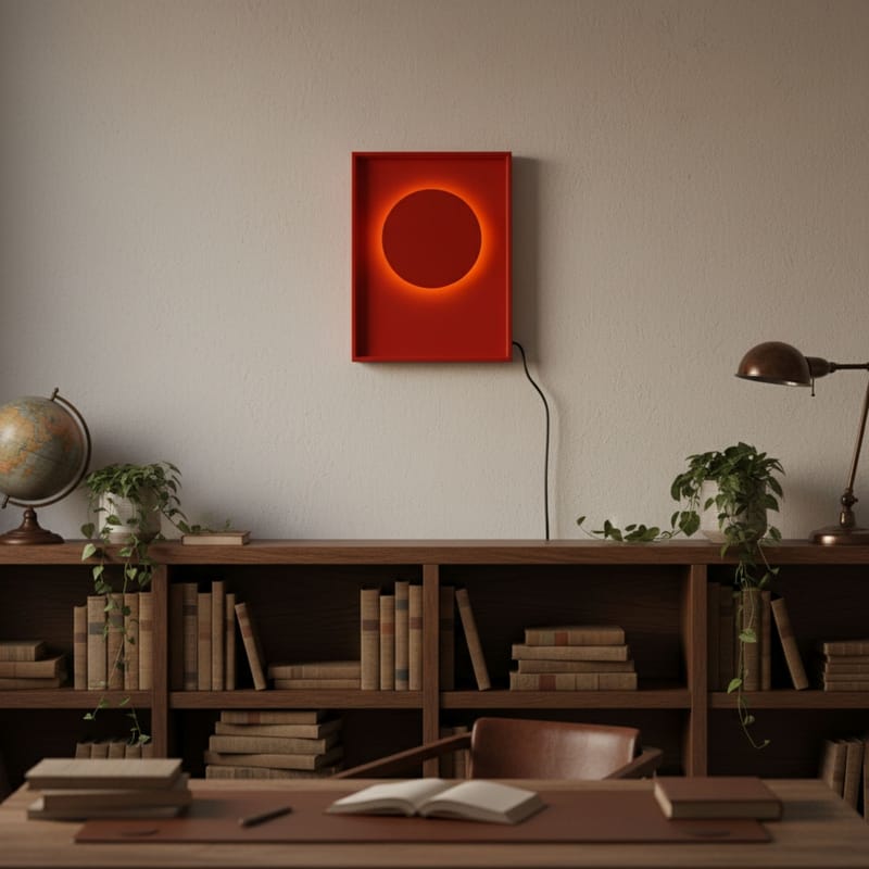 Loomba væglampe 45 cm - Rød - Belysning - Lamper & indendørsbelysning - Væglampe