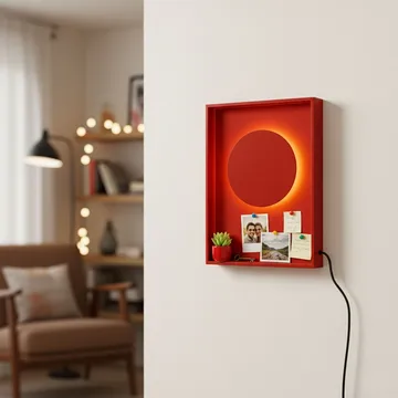 Loomba væglampe 45 cm - Rød - Belysning - Lamper & indendørsbelysning - Væglampe