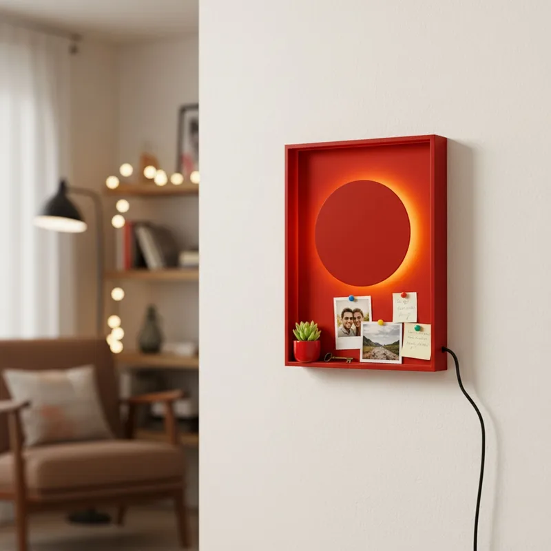 Loomba væglampe 45 cm - Rød - Belysning - Lamper & indendørsbelysning - Væglampe