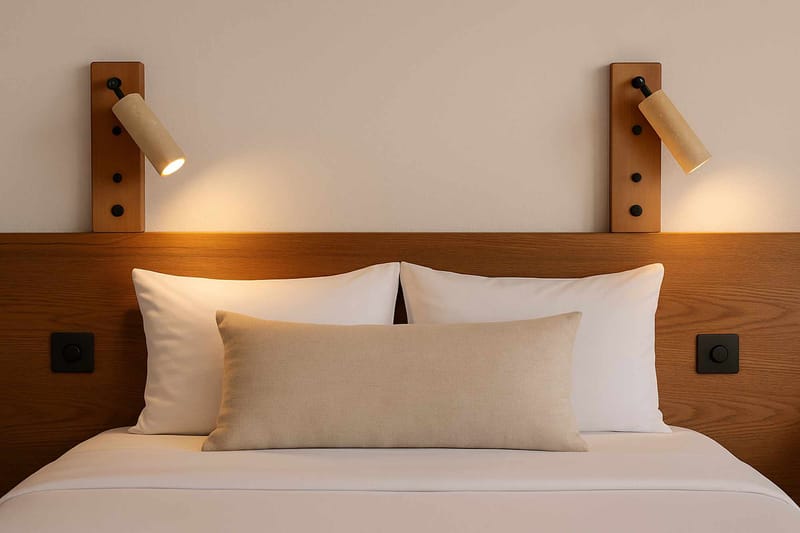 Orvyn væglampe 13 cm - Beige Eg - Belysning - Lamper & indendørsbelysning - Væglampe